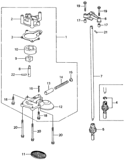 1981 Honda Civic Oil Pump Diagram