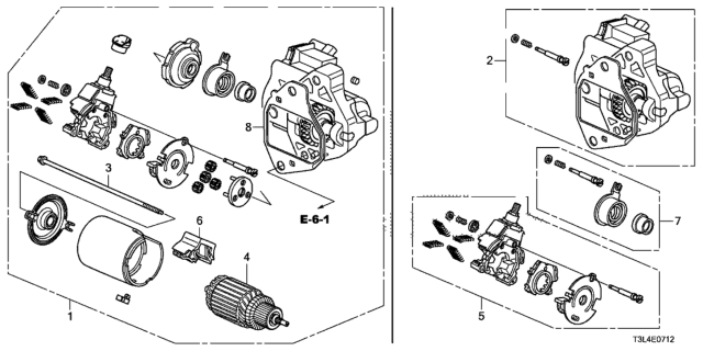 2014 Honda Accord Brush Holder Set Diagram for 31210-5G0-A01