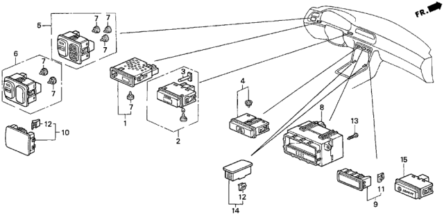 1997 Honda Accord Switch Diagram