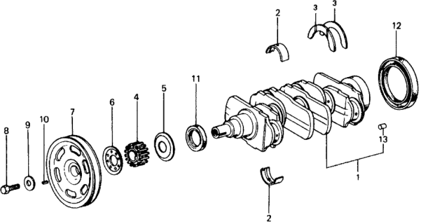 1979 Honda Civic Crankshaft Diagram