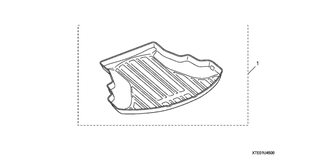 2012 Honda Accord Trunk Tray Diagram