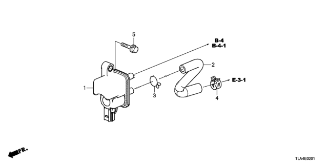 2017 Honda CR-V Purge Control Solenoid Valve Diagram