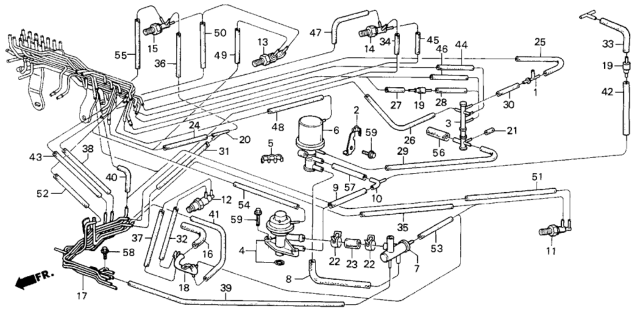 1987 Honda Civic Carburetor Tubing Diagram 2
