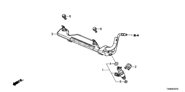 2021 Honda Insight Fuel Injector Diagram