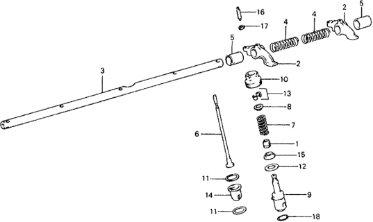 1978 Honda Civic 5 Door ** KH HMT Auxiliary Valve Diagram