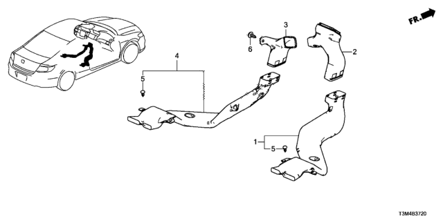 2017 Honda Accord Duct Diagram