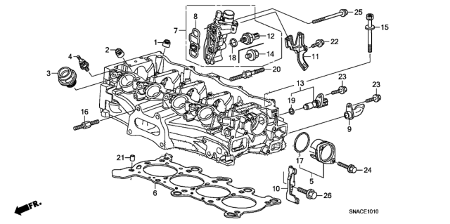 2011 Honda Civic Spool Valve (1.8L) Diagram