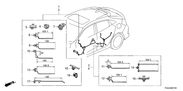 2021 Honda Civic Wire Harness Diagram 6