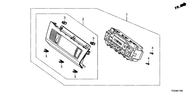 2012 Honda Civic Auto Air Conditioner Control Diagram