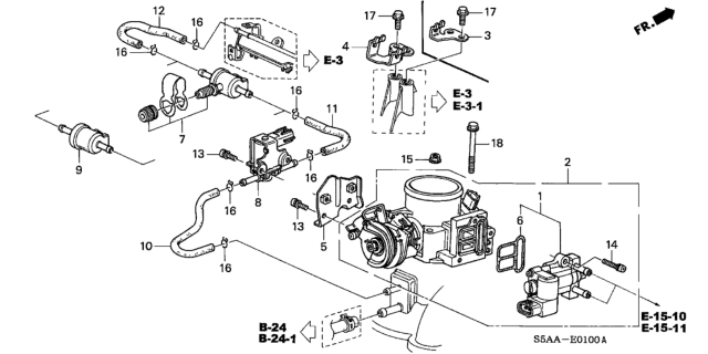 2004 Honda Civic Throttle Body Diagram