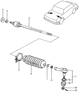1981 Honda Civic Tie Rod Diagram