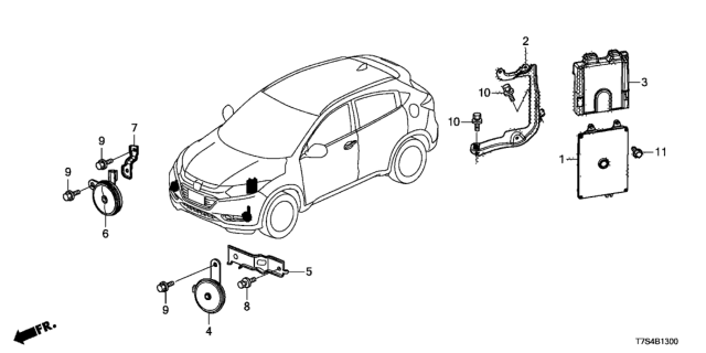 2018 Honda HR-V Control Module, Powertrain (Rewritable) Diagram for 37820-51M-A31