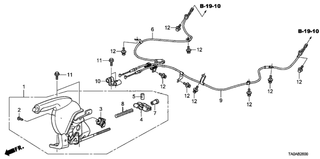 2012 Honda Accord Parking Brake Diagram