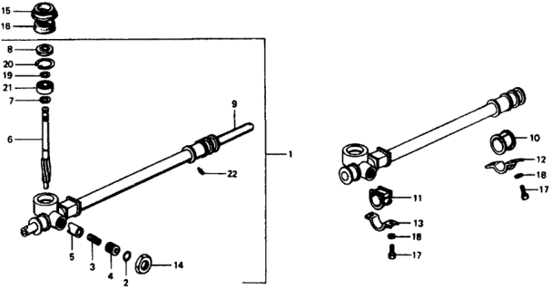 1978 Honda Civic Steering Gear Box Diagram