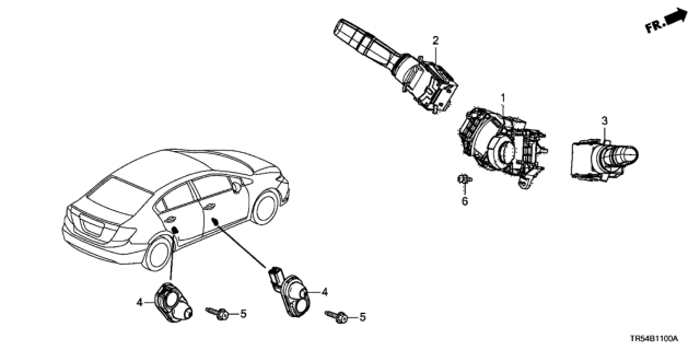 2013 Honda Civic Combination Switch Diagram