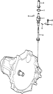 1984 Honda Accord 3 Door S KA 5MT MT Speedometer Gear Diagram