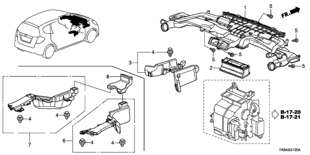 2013 Honda Fit Duct Diagram