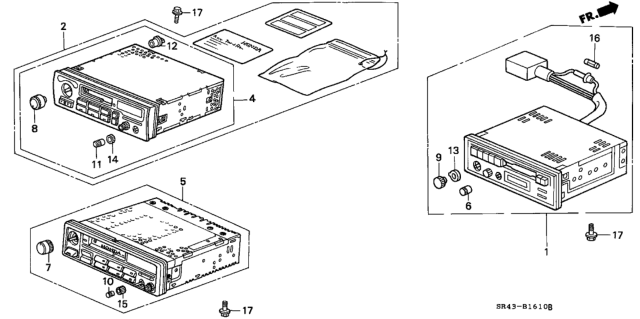 1994 Honda Civic Auto Radio Diagram