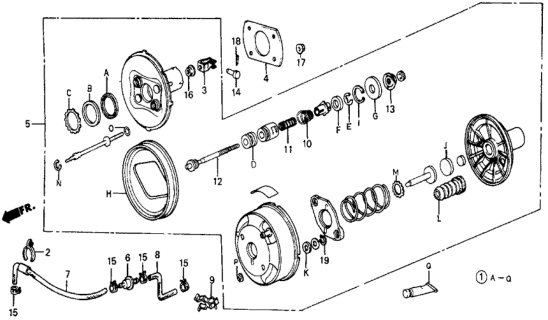 1986 Honda Civic Master Power Diagram