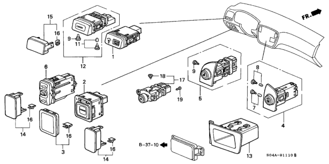 2000 Honda Civic Switch Diagram