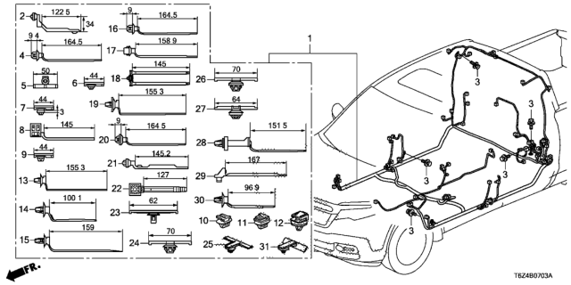 2019 Honda Ridgeline Wire Harness Diagram 4