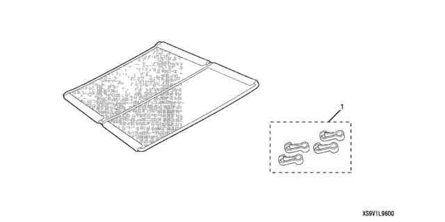 2008 Honda Pilot Cargo Net Diagram