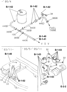 1994 Honda Passport A/C Evaporator System (Engine) Diagram