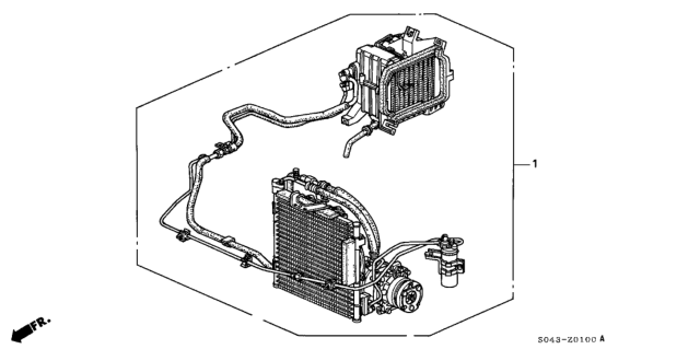 1997 Honda Civic Kit Diagram