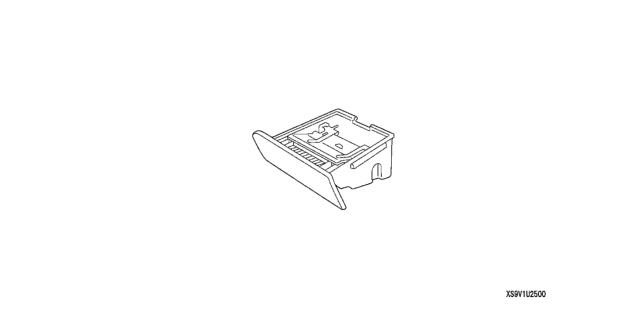 2008 Honda Pilot Ashtray Diagram 1