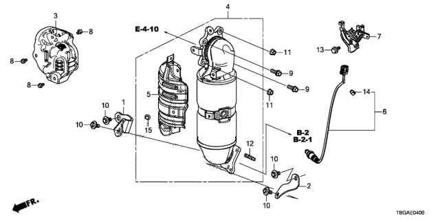 2020 Honda Civic Converter Diagram