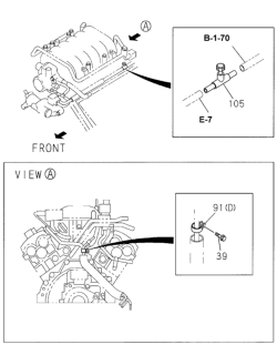 1998 Honda Passport Clip, Hose (Id=13) Diagram for 9-09525-235-0