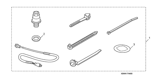 2012 Honda Civic Label, Coolant Concentration (60%) Diagram for 19049-R44-C00