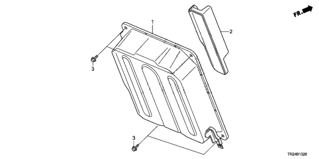 2014 Honda Civic Insulator, Terminal Cover Diagram for 1B630-RW0-000