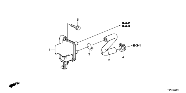 2015 Honda CR-V Purge Control Solenoid Valve Diagram