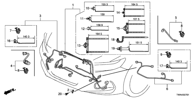 2018 Honda Accord Hybrid Wire Harness Diagram 2