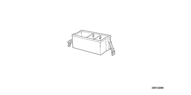 2010 Honda Element Soft Cargo Organizer Diagram