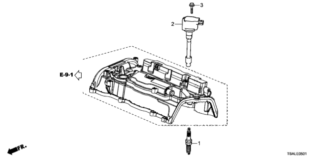 2021 Honda Civic Plug Top Coil - Plug Diagram