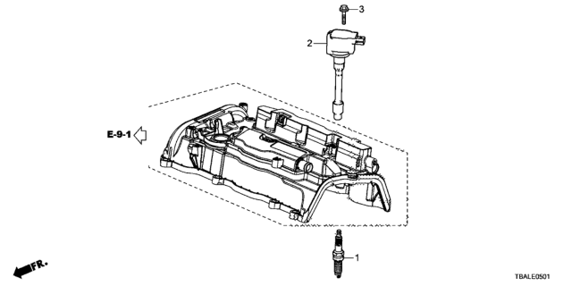 2020 Honda Civic Plug Top Coil - Plug Diagram