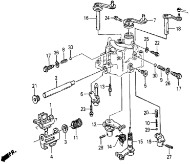 1985 Honda Civic Gasket (6MM) Diagram for 90472-580-000