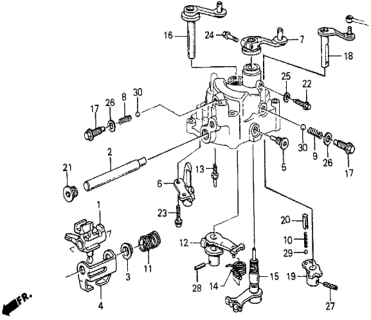 1985 Honda Civic Arm, Select Diagram for 24460-PH8-000