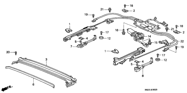 2001 Honda Accord Sliding Roof Diagram 2