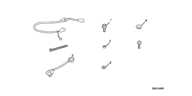 2007 Honda Accord Hood Switch Kit Diagram