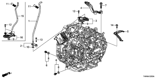 2020 Honda Odyssey 5 Door LX (HPPG 10AT) KA XAT AT Breather Tube (10AT) Diagram