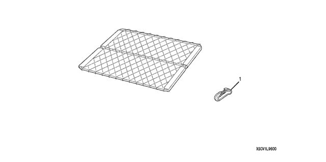 2011 Honda Element Cargo Net Diagram