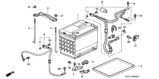 1994 Honda Accord Battery Diagram