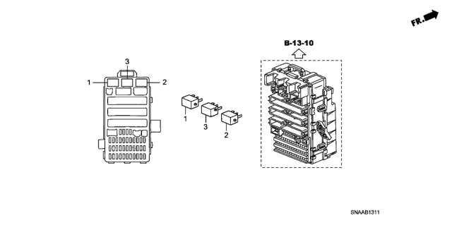 2009 Honda Civic Control Unit (Cabin) Diagram 2