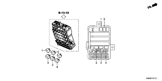 2013 Honda Civic Control Unit (Cabin) Diagram 2