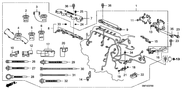 2011 Honda Civic Engine Wire Harness Diagram