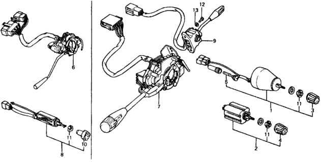 1977 Honda Civic Switch Diagram 2