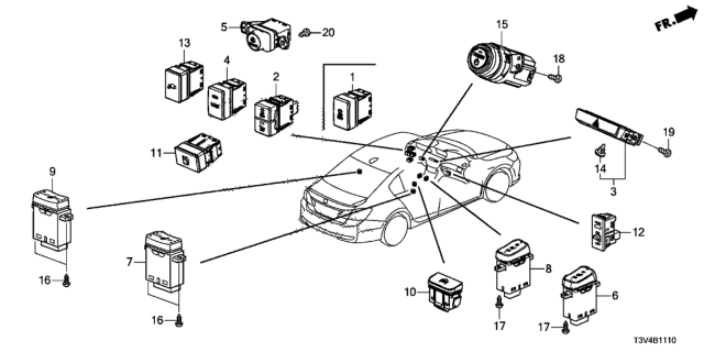 2014 Honda Accord Switch Diagram